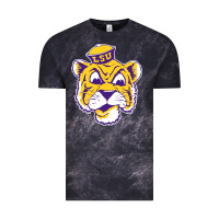 Cloud Black Vintage Louisiana State Tiger Mascot Vintage Tee - Craftify