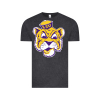 Vintage Black Vintage Louisiana State Tiger Mascot Vintage Tee - Craftify