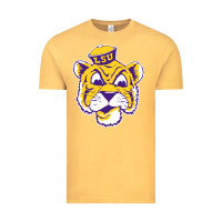 Vintage Mustard Vintage Louisiana State Tiger Mascot Vintage Tee - Craftify