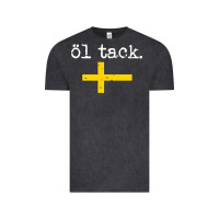 Vintage Black Swedish Beer Please Ol Tack Vintage Tee - Craftify