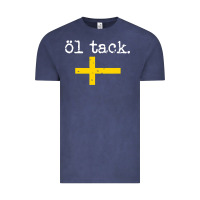 Vintage Denim Swedish Beer Please Ol Tack Vintage Tee - Craftify