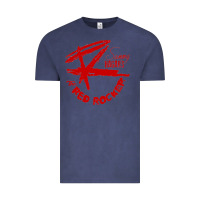 Vintage Denim red rocker music Vintage Tee - Craftify
