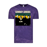 Cloud Purple Cowboy Junkies, Cowboy, Junkies, Cowboy Junkie, Cowboy Junkies vintage Vintage Tee - Craftify