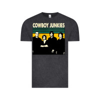 Vintage Black Cowboy Junkies, Cowboy, Junkies, Cowboy Junkie, Cowboy Junkies vintage Vintage Tee - Craftify