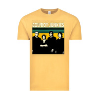 Vintage Mustard Cowboy Junkies, Cowboy, Junkies, Cowboy Junkie, Cowboy Junkies vintage Vintage Tee - Craftify