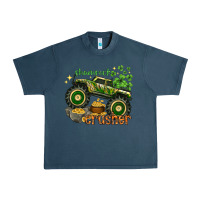 Midnight Navy shamrock crusher Urban Heavy Tee - NancyCooperArtShop