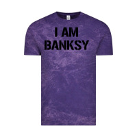 Cloud Purple i am banksy Vintage Tee - Craftify