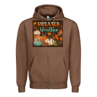 Chestnut sweater weather tumbler Zipper Hoodie - BundleAndBundleShop