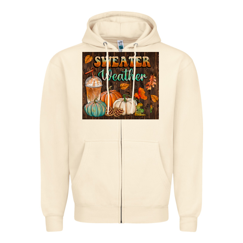 Sweater Weather Tumbler Zipper Hoodie by BundleAndBundleShop | Teevron