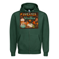 Sports Green sweater weather tumbler Zipper Hoodie - BundleAndBundleShop
