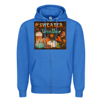 True Royal sweater weather tumbler Zipper Hoodie - BundleAndBundleShop