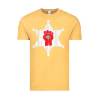 Vintage Mustard GONZOS SHERIFF HUNTERS S THOMPSON Vintage Tee - Craftify