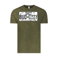 Vintage Olive country love gilley's bud n sissy texas cowboy license gift raglan bas Vintage Tee - Craftify