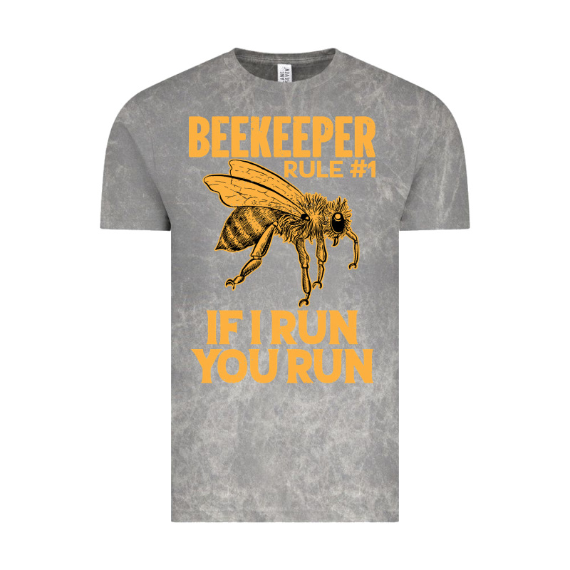 Bee Beekeeper If I Run You Run Bumble Bee Humour 449 Hive Beekeeping Vintage Tee by Craftify | Teevron