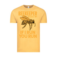 Vintage Mustard bee beekeeper if i run you run bumble bee humour 449 hive beekeeping Vintage Tee - Craftify