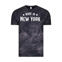Cloud Black Made In New York NY City NYC New Yorker My Home State Pride Premium T- Vintage Tee - Craftify