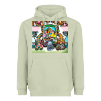 Matcha easter Heavyweight Hoodie - CowhideDigitalArt
