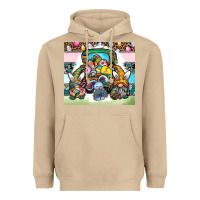 Mushroom easter Heavyweight Hoodie - CowhideDigitalArt