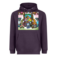 Plum easter Heavyweight Hoodie - CowhideDigitalArt