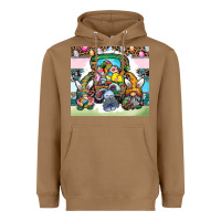 Toasted Coconut easter Heavyweight Hoodie - CowhideDigitalArt