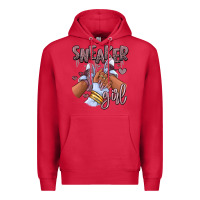 Cardinal sky j mauve sneaker girl afro woman Premium Hoodie - RanaPortraitStore