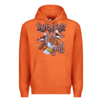 Carrot sky j mauve sneaker girl afro woman Premium Hoodie - RanaPortraitStore