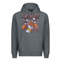 Rock sky j mauve sneaker girl afro woman Premium Hoodie - RanaPortraitStore