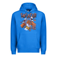 True Royal sky j mauve sneaker girl afro woman Premium Hoodie - RanaPortraitStore