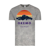 Okemo Vermont Skiing Snowboarding Hikers Gifts For Vt Travel Vintage Tee | Teevron