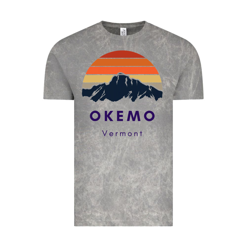 Okemo Vermont Skiing Snowboarding Hikers Gifts For Vt Travel Vintage Tee by InspiraDesign | Teevron