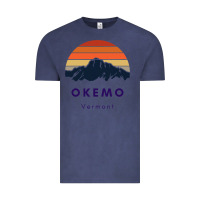 Vintage Denim Okemo Vermont Skiing Snowboarding Hikers Gifts for VT Travel Vintage Tee - InspiraDesign