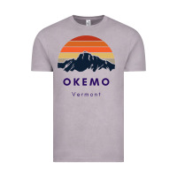 Vintage Zinc Okemo Vermont Skiing Snowboarding Hikers Gifts for VT Travel Vintage Tee - InspiraDesign