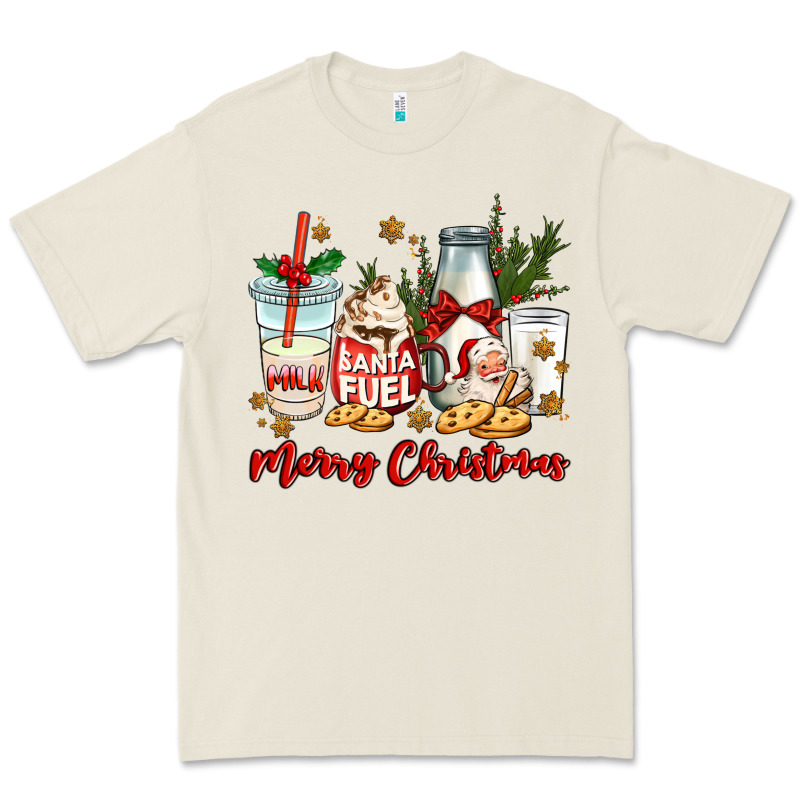Santa Fuel Merry Christmas Premium Tee by MaliasSmallBusiness | Teevron