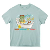 Arona splash splash your opinion is trash Heavy Core Tee - MaliasSmallBusiness