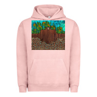Pigment Salmon custom cactus and sunflowers leopard turquoise Urban Hoodie - Artiststas