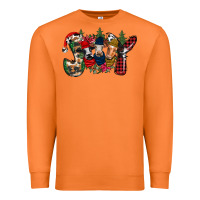 Carrot joy Christmas cows Premium Sweatshirt - CowhideDigitalArt