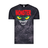 Cloud Black monster Vintage Tee - InspiraDesign