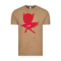 Vintage Coffee owlette illustration Vintage Tee - InspiraDesign