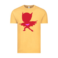 Vintage Mustard owlette illustration Vintage Tee - InspiraDesign