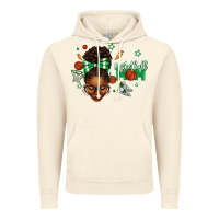Vintage Artic Afro Messy Bun Full Face Basketball Mom Vintage Hoodie - texasbilliewilder
