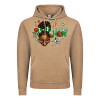 Vintage Coffee Afro Messy Bun Full Face Basketball Mom Vintage Hoodie - texasbilliewilder