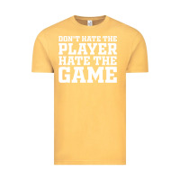 Vintage Mustard Don't Hate The Player Hate The Game Vintage Tee - InspiraDesign