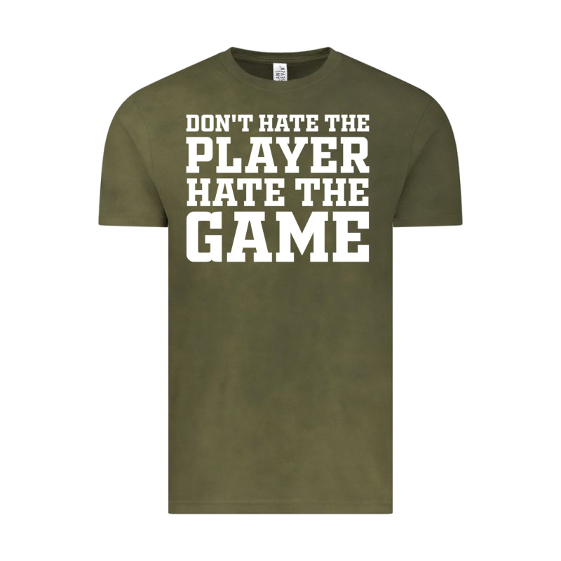 Don't Hate The Player Hate The Game Vintage Tee by InspiraDesign | Teevron