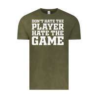 Vintage Olive Don't Hate The Player Hate The Game Vintage Tee - InspiraDesign
