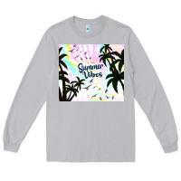 Moon Dust summer vibes with birds Long Sleeve Tee - TumblerDesignByShophia