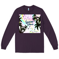 Summer Vibes With Birds Long Sleeve Tee | Teevron