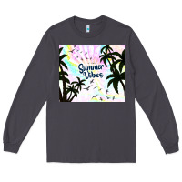 Smoke summer vibes with birds Long Sleeve Tee - TumblerDesignByShophia