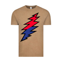 Vintage Coffee Lazy Lightning Bolt Vintage Tee - InspiraDesign