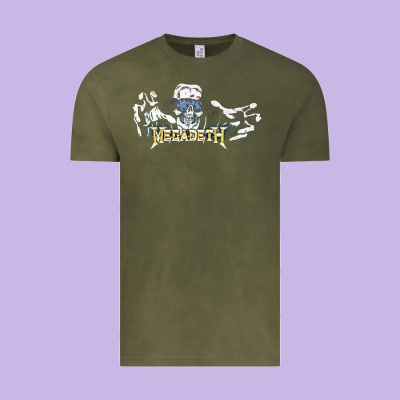 Megadeath Caught Vintage Tee Designed By Inspiradesign