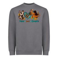 Storm peace love cowgirls Heavyweight Sweatshirt - OliviaCreatesArt